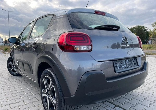 Citroen C3 cena 58900 przebieg: 10000, rok produkcji 2022 z Leszno małe 407